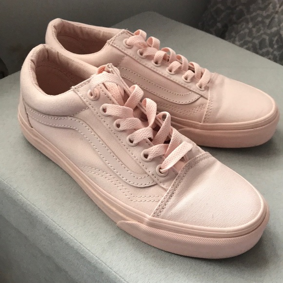 vans old skool pink shoes